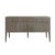 Matthew Izzo Home Palmer Fluted Sage Green Six Drawer Buffet With Brass Knobs For Sale In New York - Image 6 of 6