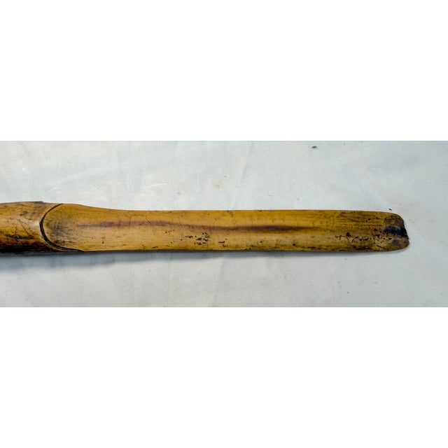 Brown Antique Hand Carved Wood Alligator Folk Art Page Turner Letter Opener Sculpture For Sale - Image 8 of 13