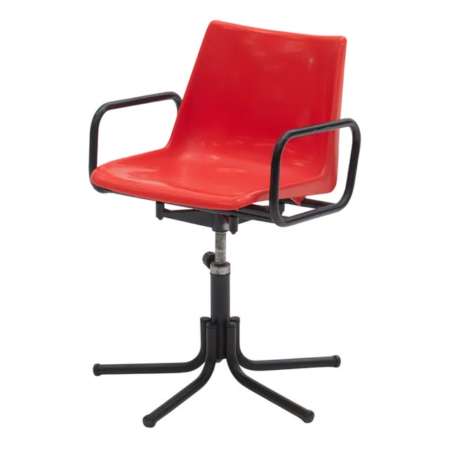 Vintage Swivel Office Chair from Borsani, 1970s For Sale