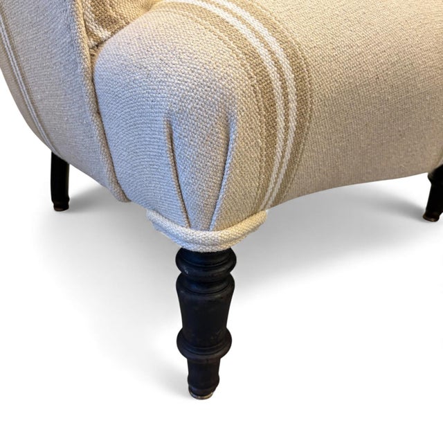 Textile French Napoleon III Armchairs, 19th Century, Set of 2 For Sale - Image 7 of 9