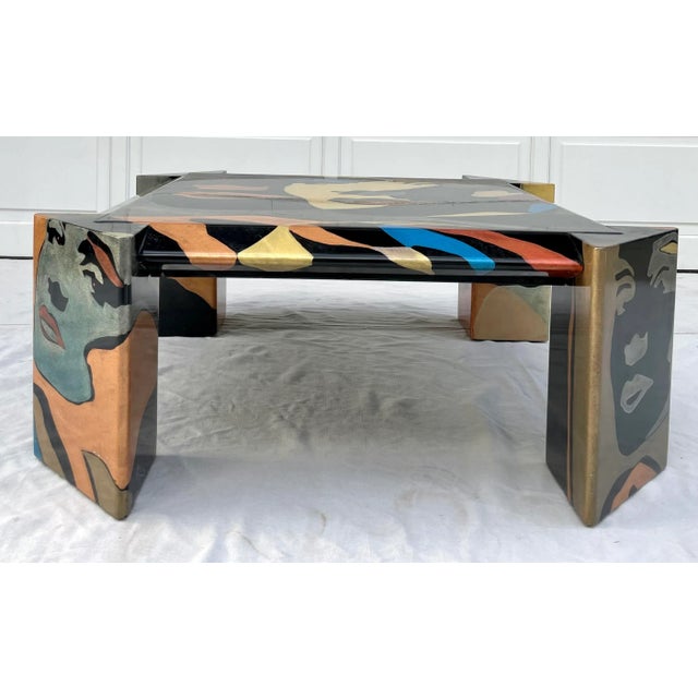 1990s 1993 Pop Art Signed Original Coffee Table by Robert Fischer For Sale - Image 5 of 13