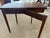 English George III Mahogany Fold Top Demi Lune / Card Table, Mahogany With Birdseye Maple Inlay, Circa 1800 Front Demilune For Sale - Image 9 of 10