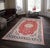 2020s Persian Isfahan Silk & Wool Red Area Rug- 5' 0" X 7' 8" For Sale - Image 5 of 5