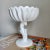 Vintage Milk Glass Tulip Pedestal Dish For Sale - Image 12 of 12