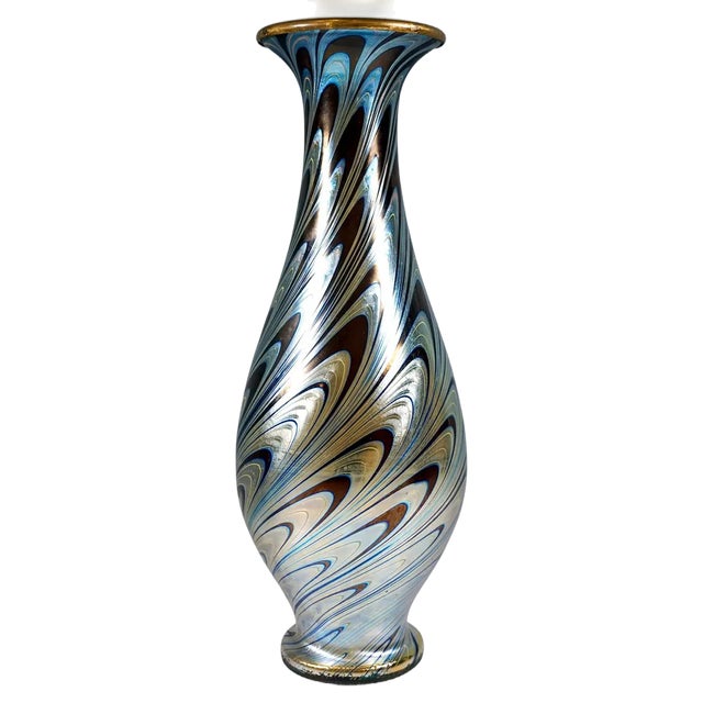 Large Art Nouveau Ruby Phenomenon Gre 7624 Vase from Loetz Glass, Austria-Hungary, 1898s For Sale