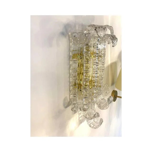 Transparent Lingue Murano Glass Wall Lamp by Simoeng For Sale - Image 4 of 11