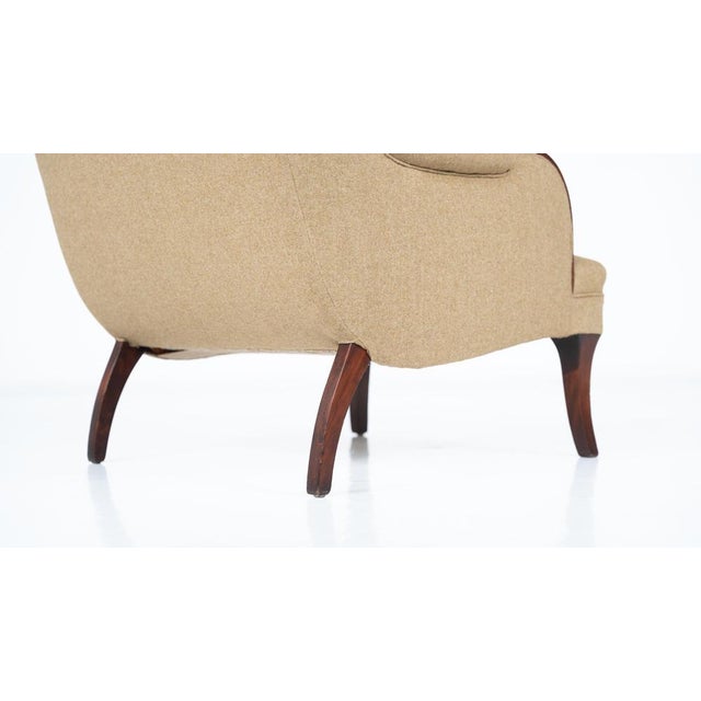 Lounge Chairs in Wood and Upholstery, 1920s, Set of 2 For Sale - Image 16 of 18