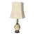 2000s Neoclassical Cherub Table Lamp With Ivory Glass Globe For Sale
