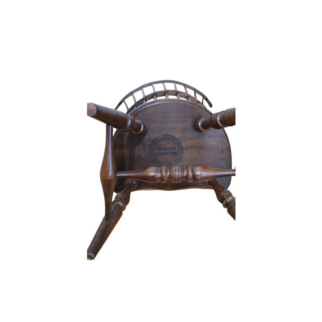 1990s Frederick Duckloe Youth Child's Colonial Fan Back Windsor Chair For Sale - Image 12 of 13