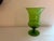 Mid-Century Modern Italian Green Art Glass Medici Pedestal Vase from Empoli, 1960s For Sale - Image 9 of 9