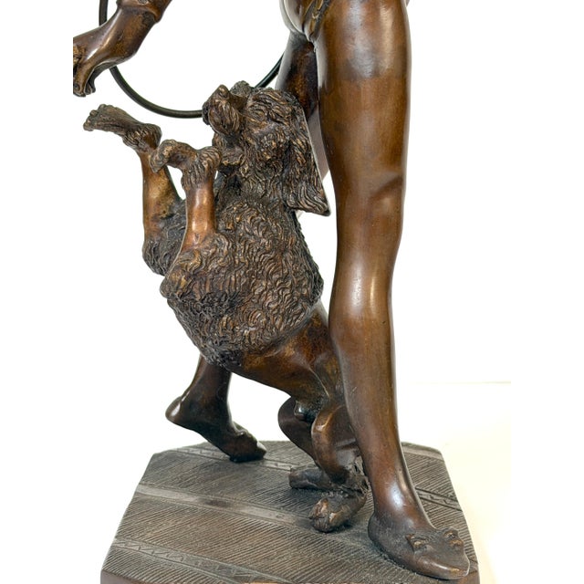 Bronze Sculpture "Get Up" After Georges Petit de Chemellier, 20th Century For Sale - Image 16 of 18