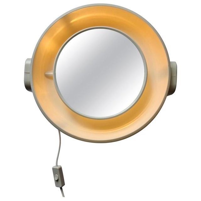 Vintage Wall Backlit Mirror, Germany, 1970s For Sale - Image 13 of 13