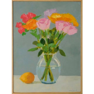 Bouquet with a Lemon by Anne Carrozza Remick For Sale