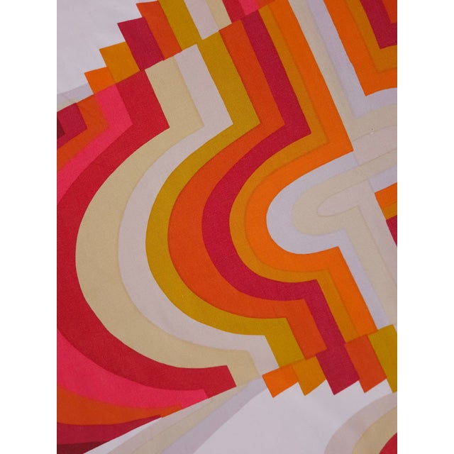 Mid-Century Modern Vintage Omahar Fabric Panel by Francisca Reichardt for Knoll International, 1971 For Sale - Image 3 of 8