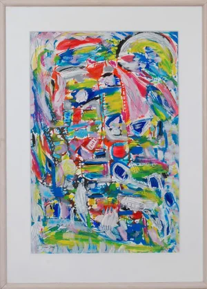 Jørgen Nash, New York, 1990s, Acrylic on Paper