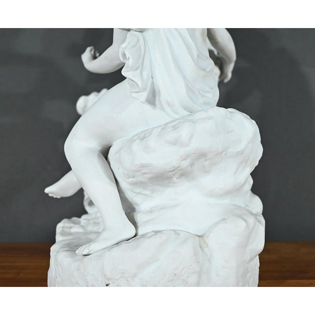 Bisque Sculpture of Venus and Amor, Late 19th Century For Sale - Image 13 of 18