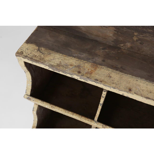 Industrial Compartment Cabinet with Rich Patina, France, 1890s For Sale - Image 6 of 11