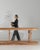 19th Century France Antique White Wood Console Table For Sale - Image 4 of 9