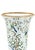 2020s Regency Style Elegant Cloisonné Vase With Metal Rim and Hand Painted Bird Scene For Sale - Image 5 of 6