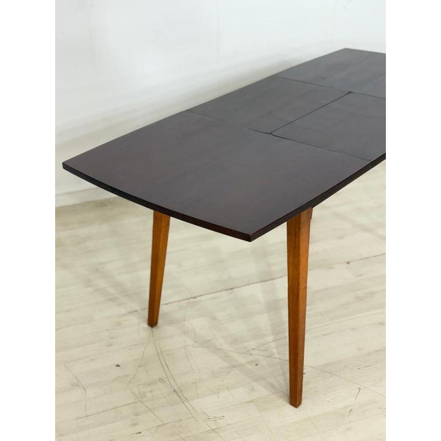 Mid-Century Extendable Dining Table Table, 1960s For Sale - Image 6 of 9