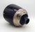 Cobalt Blue and Silver Glazed Ceramic Vase from Jules Guerin, Belgium, 1950s For Sale - Image 6 of 13