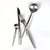 Metal Contemporary Vintage Style Brushed Stainless Steel Cutlery Set by Rosseta Home - Place Settings for 10 / 40 Pieces For Sale - Image 7 of 8