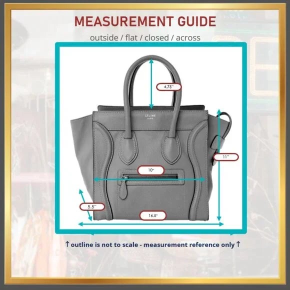 Late 20th Century Celine by Phoebe Philo Taupe Dune Neutral Drummed Calfskin Micro Luggage Tote Bag For Sale - Image 14 of 16