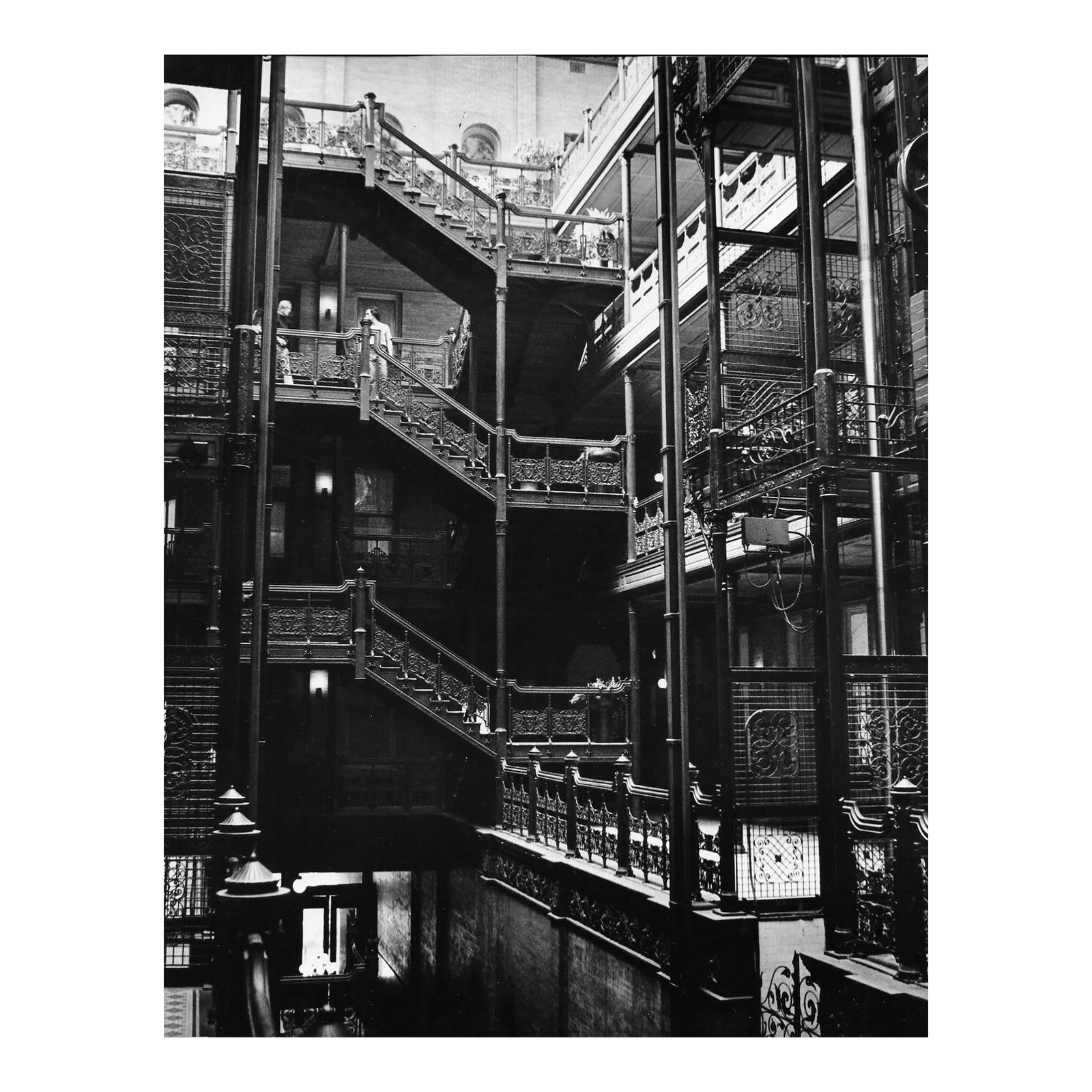 1971 Bradbury Building Los Angeles Photograph by Don Ware | Chairish