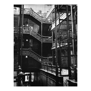 1971 Bradbury Building Los Angeles Photograph by Don Ware For Sale