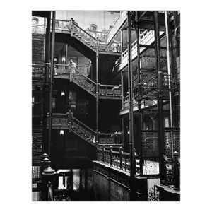 1971 Bradbury Building Los Angeles Photograph by Don Ware
