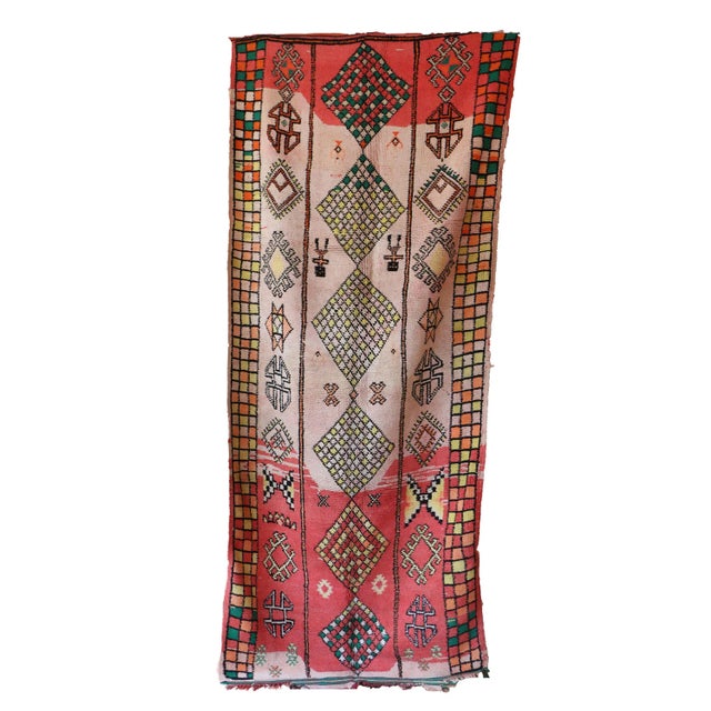 Boho Vintage 5x11 Ft Moroccan Rug For Sale - Image 9 of 9