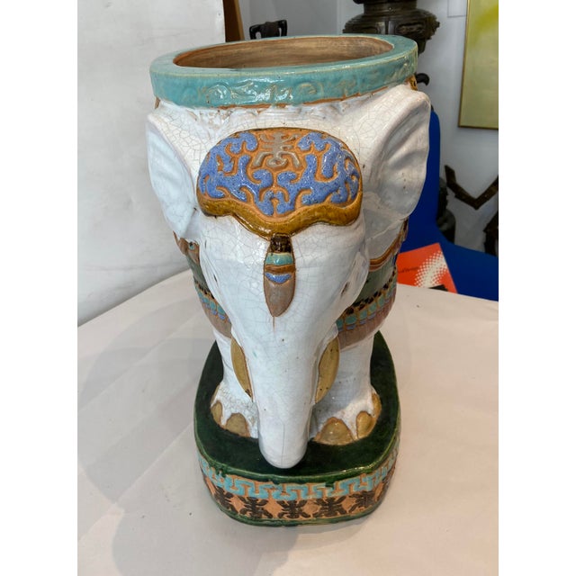 Terra Cotta Elephant Planter Chairish