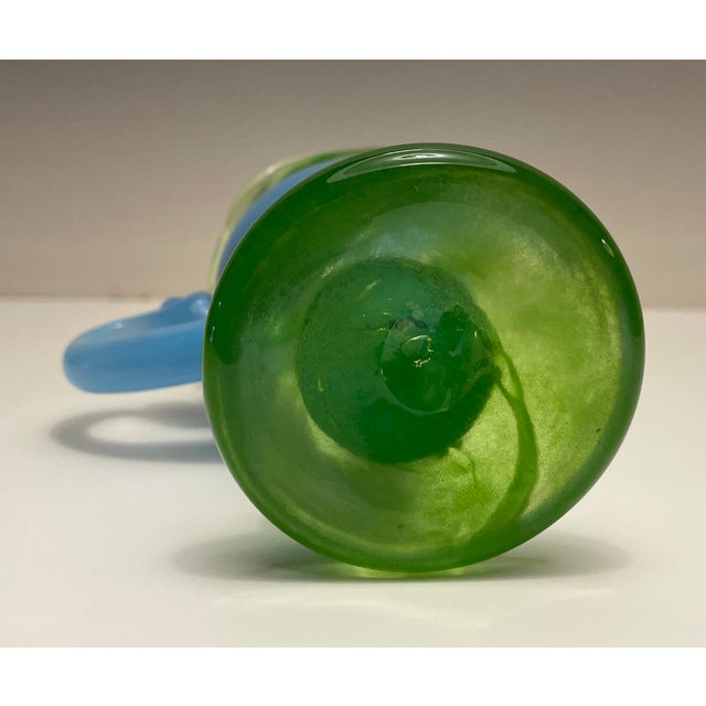 1990s 1990s Art Glass Pitcher by Arien For Sale - Image 5 of 5