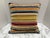 Vintage Velvet Striped Accent Pillow For Sale In Sacramento - Image 6 of 12