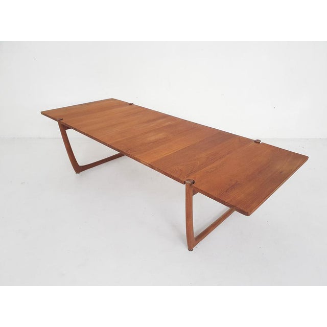 Wood Teak Coffee Table Model Fd 575 by Hvidt and Nielsen For Sale - Image 7 of 13