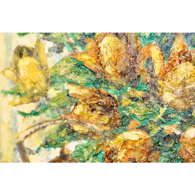 Lars Draabyek, Floral Still Life, 1950s, Oil For Sale - Image 4 of 11