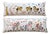 White Horse Suzani Lumbar Pillow Cover 18'' X 52'' - Set of Two For Sale