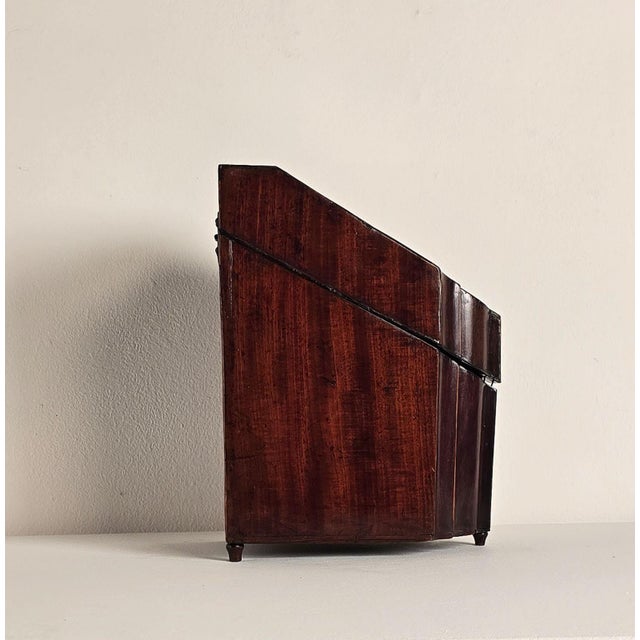 Late 19th Century Elaborate Medicinal Sheraton Cutlery Box For Sale - Image 5 of 9