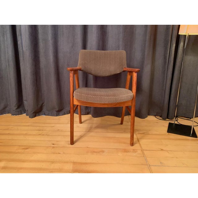 Brown Armchair Model 43 by Erik Kirkegaard for Høng Stolefabrik, Denmark, 1960s For Sale - Image 8 of 18