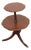 1940s Mahogany 2 Tiers Side End Table 6645 For Sale