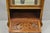 Wood Vintage French Baroque Style Carved Wood & Glass Curio China Display Cabinet For Sale - Image 7 of 16
