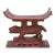 Finely Carved Vintage Leopard Ashanti Stool For Sale