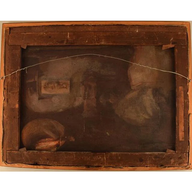 English Landscape with Grazing Cows by Joseph Milne For Sale - Image 8 of 10