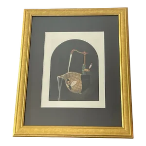 Gucci Framed Fashion Lithograph