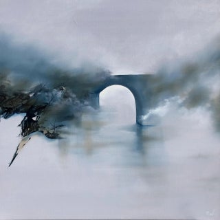 Jacques Trichet, Bridge, 2021, Oil on Canvas For Sale