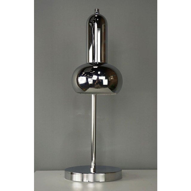 Vintage Metal and Chrome Desk Lamp, 1960s For Sale - Image 6 of 8