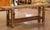 19th Century French Oak Carpenter’s Press Console Table With Bottom Shelf For Sale In Dallas - Image 6 of 13