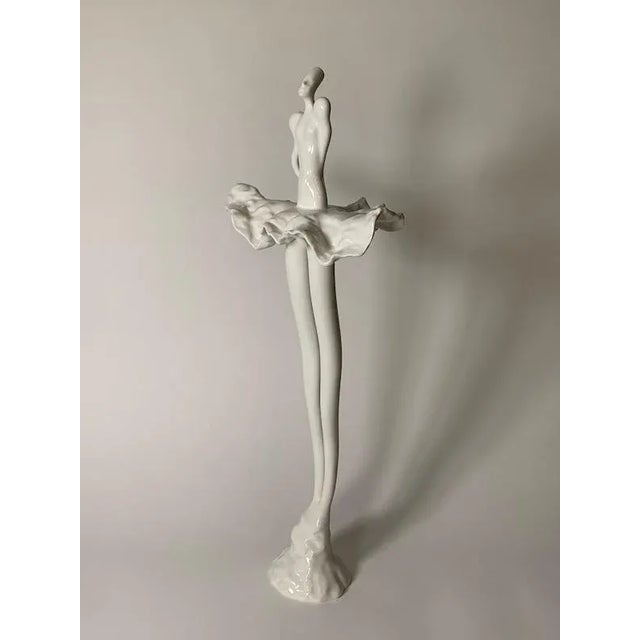 Ceramic Maria A and Maria B Sculptures by Bertozzi & Cason for Imolarte, Set of 2 For Sale - Image 3 of 8