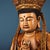 Bronze Late 20th Century Set of 3 Gilt Bronze Seated Bodhisattva Figures on Lotus Bases For Sale - Image 8 of 10