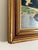 Dark Green Vintage French Landscape Painting in Gilt Frame For Sale - Image 8 of 9
